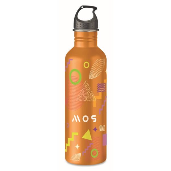 750ml-es egyfalú rozsdamentes acél palack